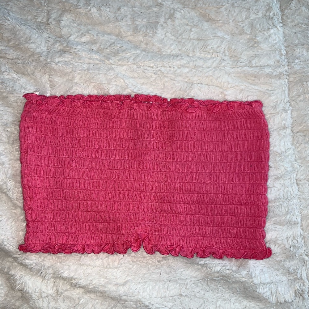 Pink tube top